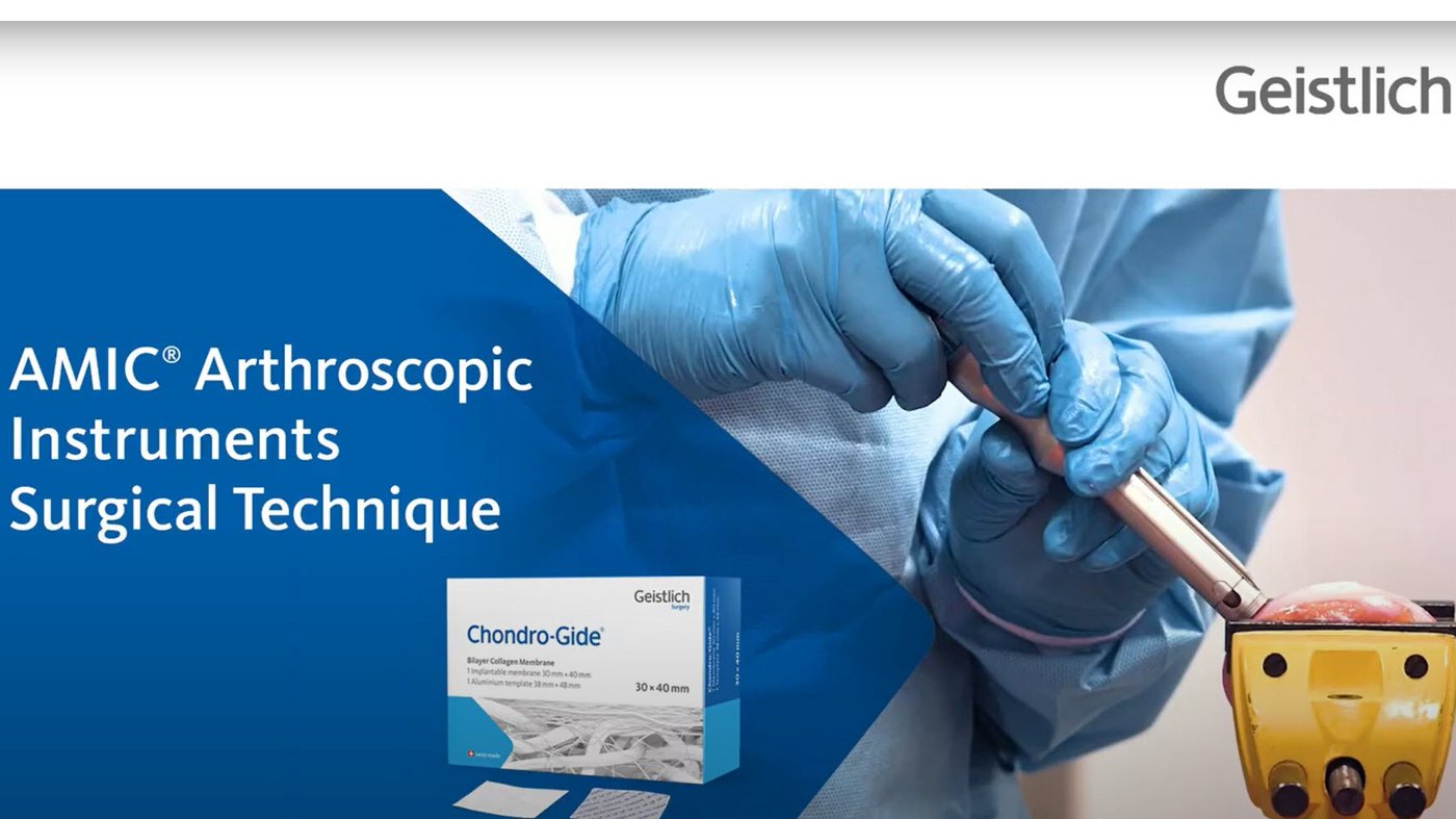 AMIC arthroscopic instruments - Geistlich Pharma AG